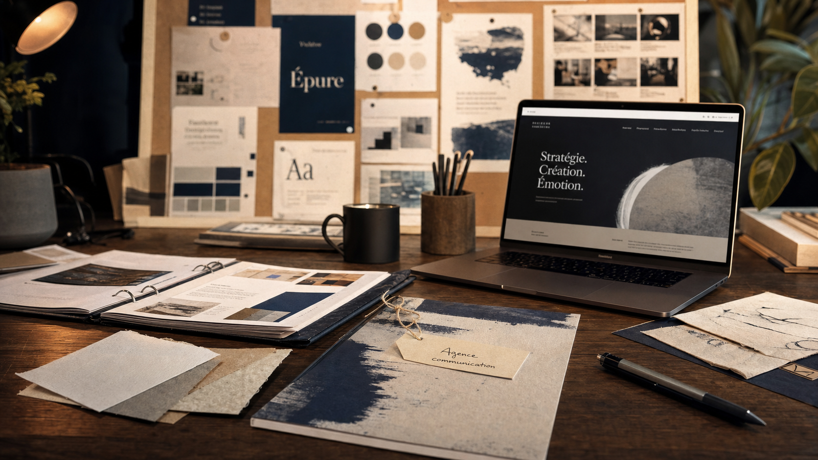 Agence de communication Besançon : maquettes et charte graphique