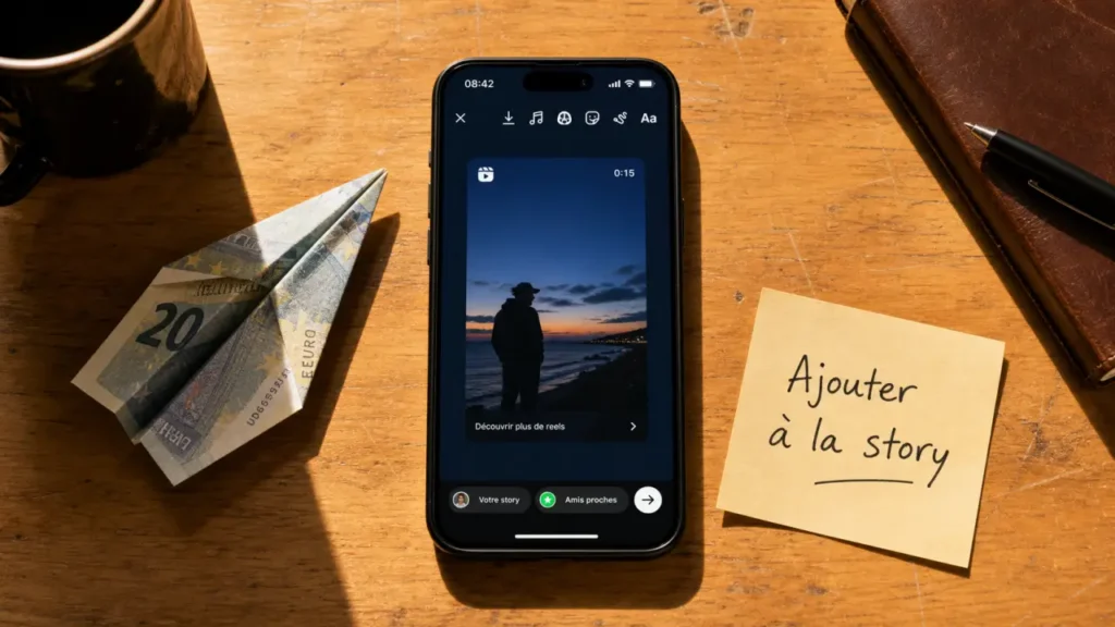 Comment partager un reel en story Instagram, sans perte de portée