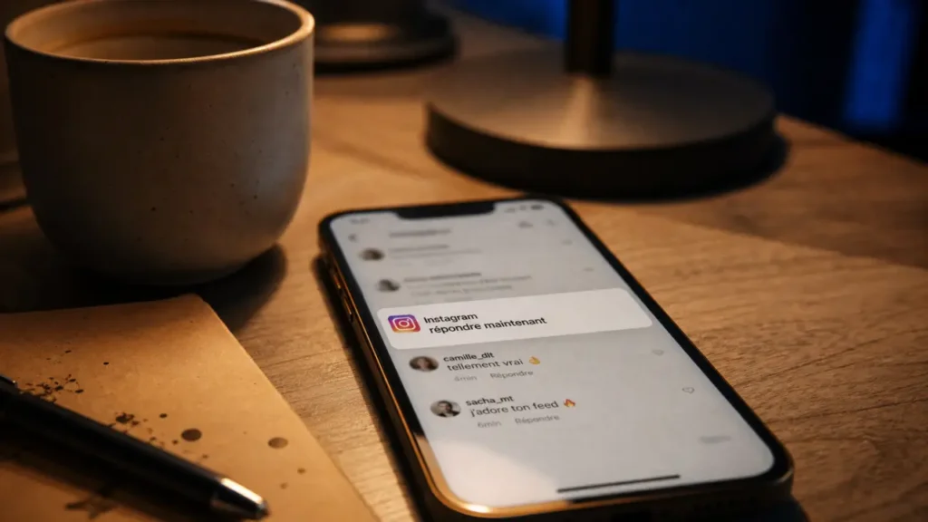 Commentaire Instagram : 2h pour répondre