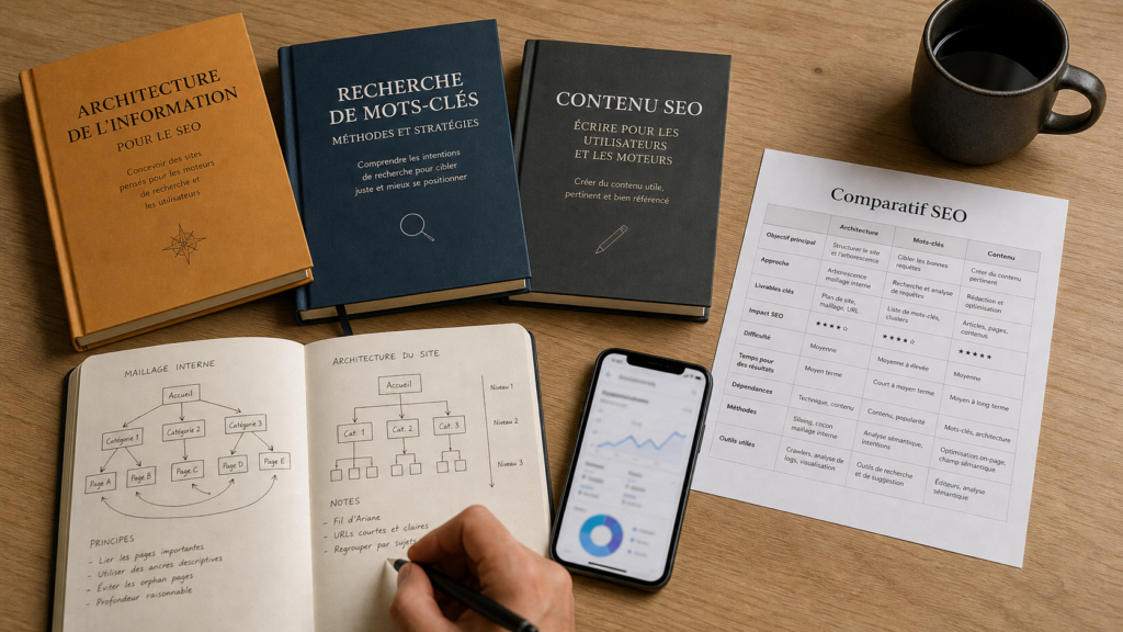 Livre seo pour choisir niveau, budget et édition