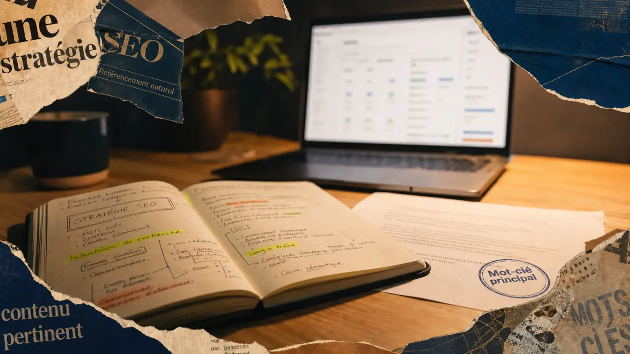 Mots-clés exemple par secteur : carnet SEO pour longue traîne et outils