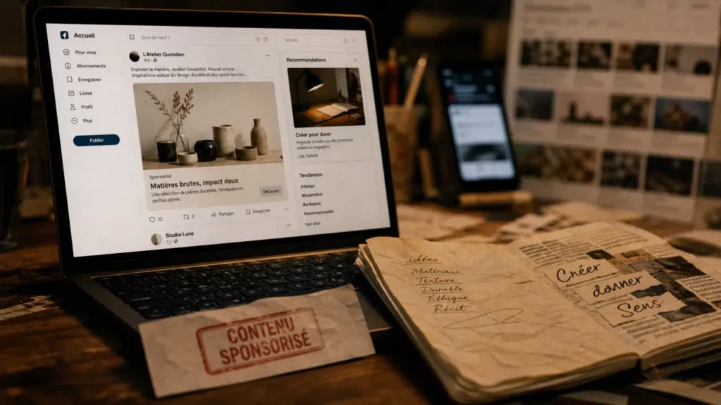 Native ads intégrées : contenu sponsorisé vs bannières classiques