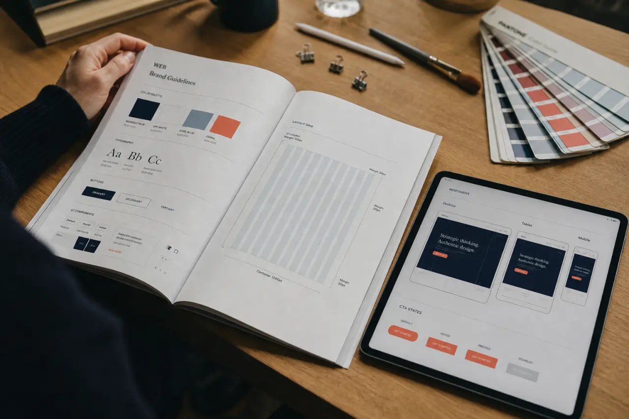 Charte graphique site web : logo, couleurs, typographies et CTA