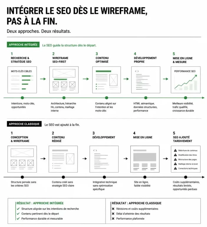 Processus d'intégration du SEO dans la conception web