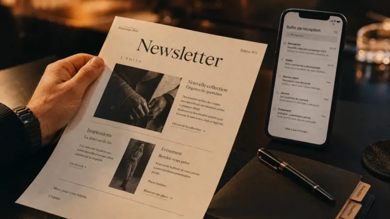 Qu est ce qu une newsletter : lettre d’information et e-mailing sur smartphone