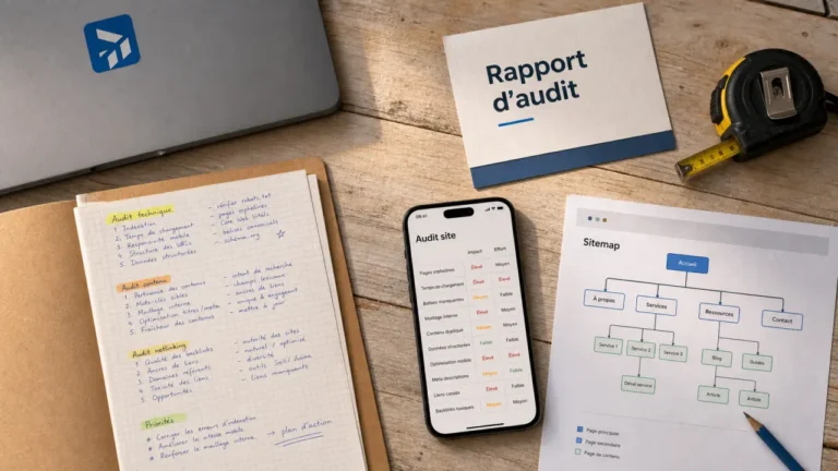 Rapport audit site web : analyse, priorités, limites d’automatisation