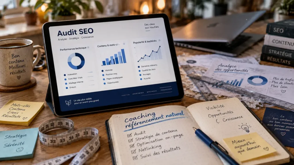 Coaching en référencement naturel : de l&rsquo;audit à l&rsquo;autonomie stratégique