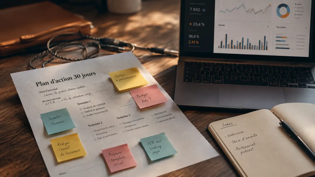 Comment se lancer dans le marketing digital : plan 30 jours