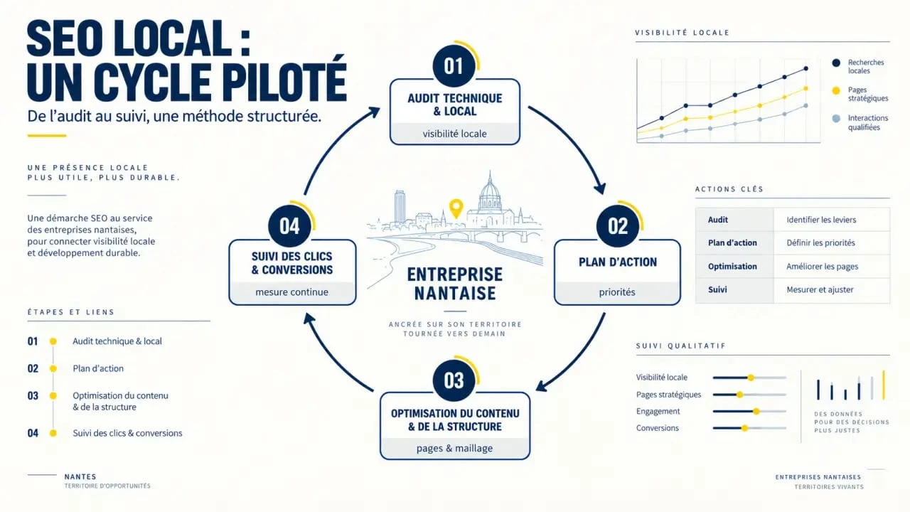 Expert SEO Nantes : étapes d’une mission de référencement naturel local