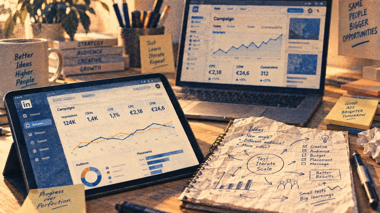 Formation linkedin ads en ligne : tableau de bord Ads pour générer des leads