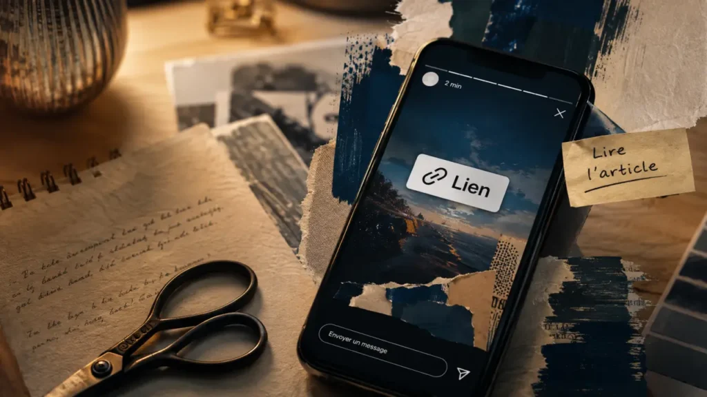 Mettre un lien en story Instagram avec le sticker Lien, sans passer par la bio